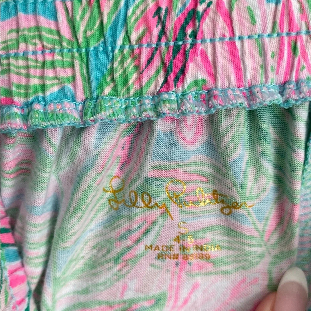Lilly Pulitzer Girl’s Colorful Tropical Print Shorts Size Small Size 4-5 - Picture 5 of 5